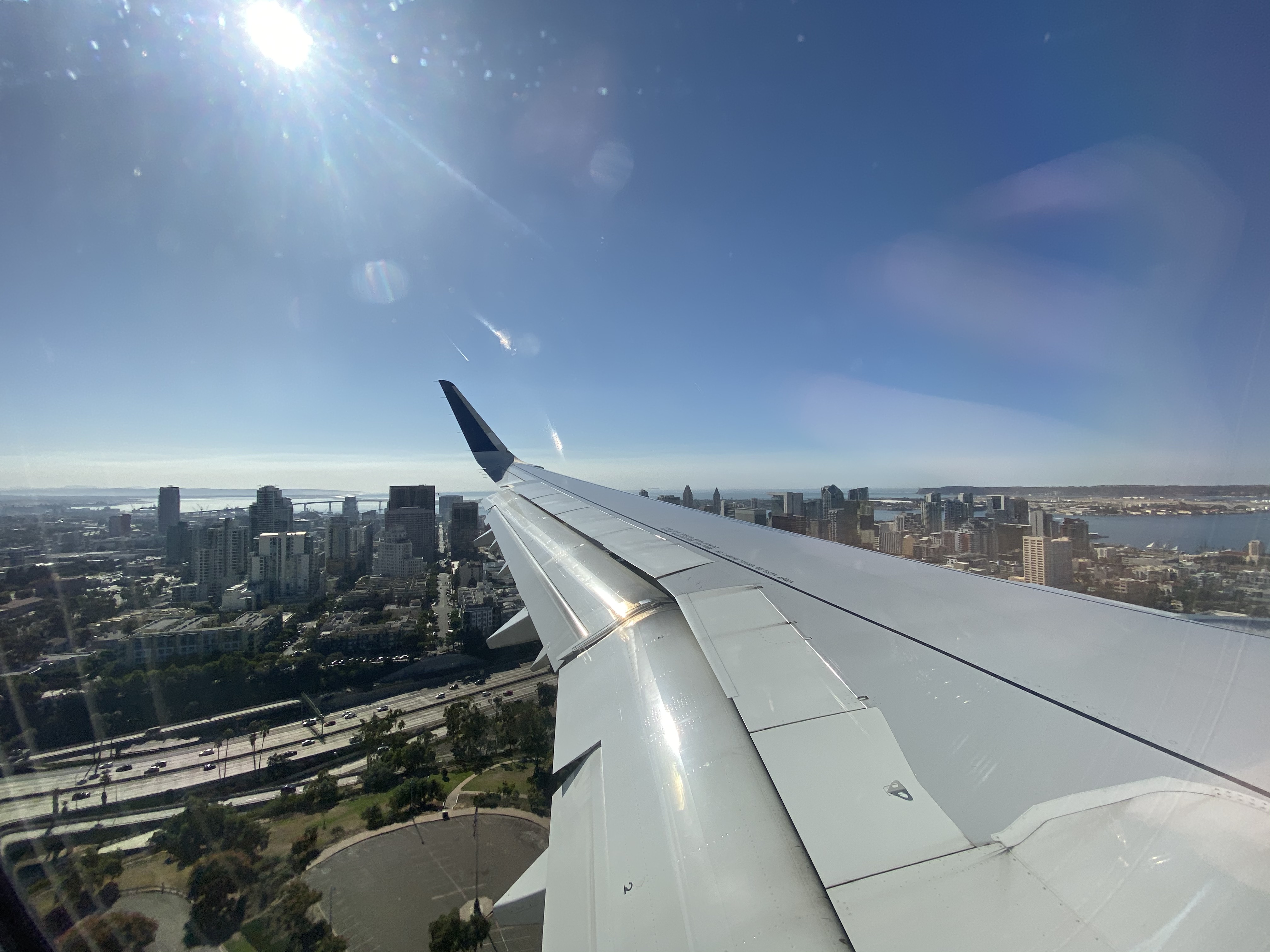 Arriving at San Diego