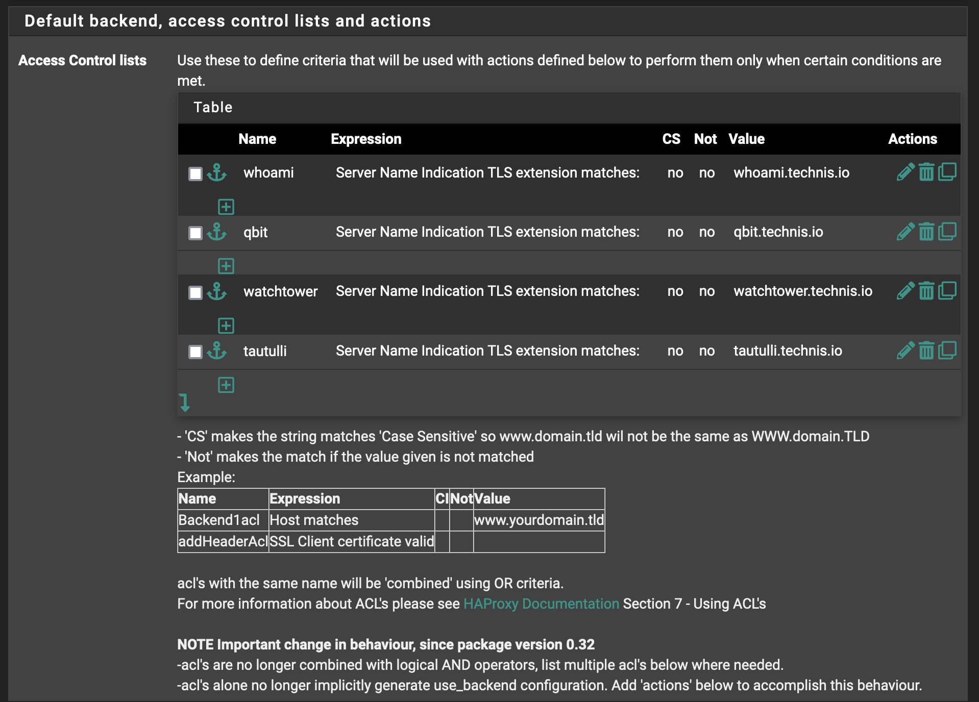 sni backend ACLs